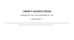 Desktop Screenshot of libertyheightsfresh.com