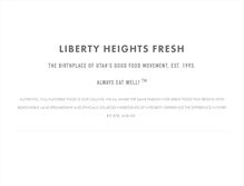 Tablet Screenshot of libertyheightsfresh.com